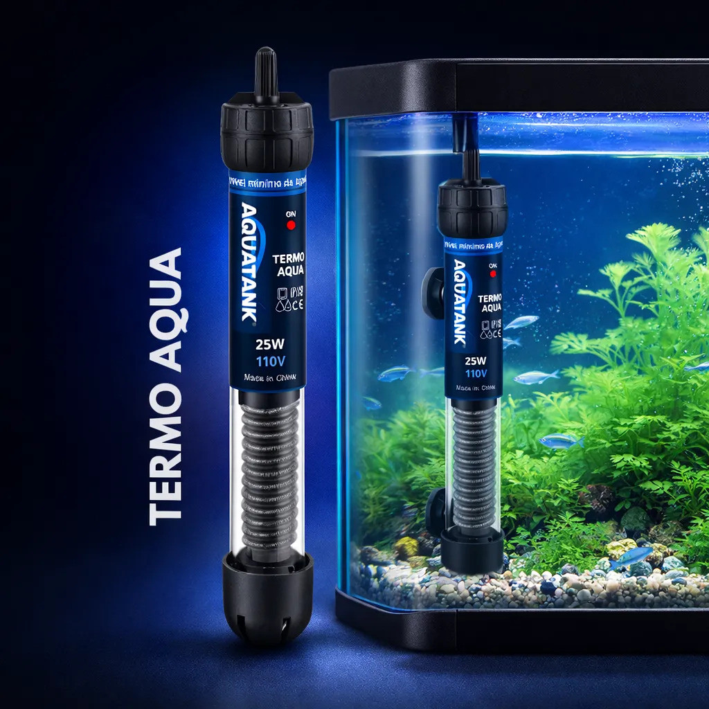 Termostato Com Aquecedor Aquatank 25w Aquários Até 25l 220v — imagem 2 de 2