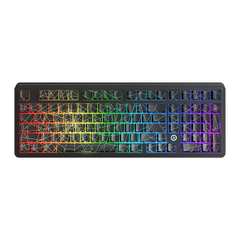 Teclado Magnetico Ajazz AK980 Max HE, ARGB, Switch Hall Effect, Spider Web, AK980MAX-CBK
