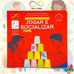 Livro Infantil de Atividades Educativas TEA e TDAH Jogar e Socializar -Para Crianças e Pais Socialização