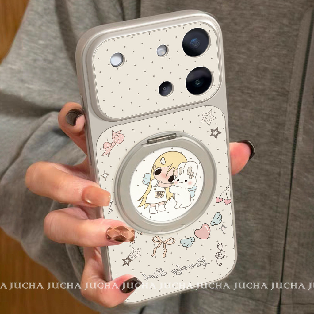 Capa de Telefone com Menina Coelhinha para Samsung Galaxy A27 A37 A36 M36 F36 A35 A34 A33 A32 M32 A31 A26 A25 A24 A23 A2