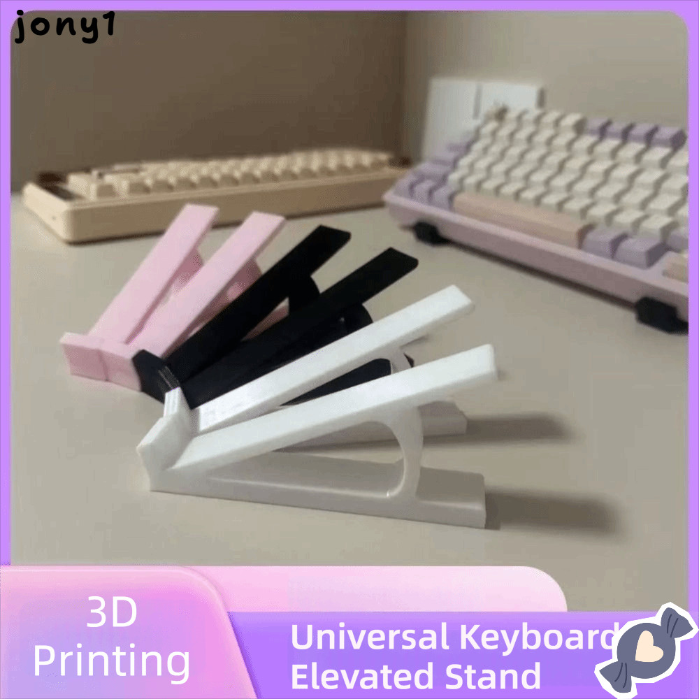 THUY 1 Par De Riser De Teclado De Computador , Suporte Elevado Acessórios De Plástico De Monitor Portátil