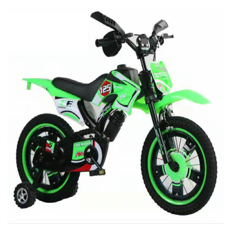 Crianças motocicleta bicicleta 2-5 anos de idade masculino feminino bebê com rodas auxiliares pode sentar no carrinho de