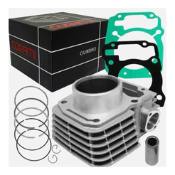 Kit Cilindro Pistão Anéis Motor Honda Titan150/ Fan150/ Bros150/ Crf150 KS ES ESD FLEX Completo STD