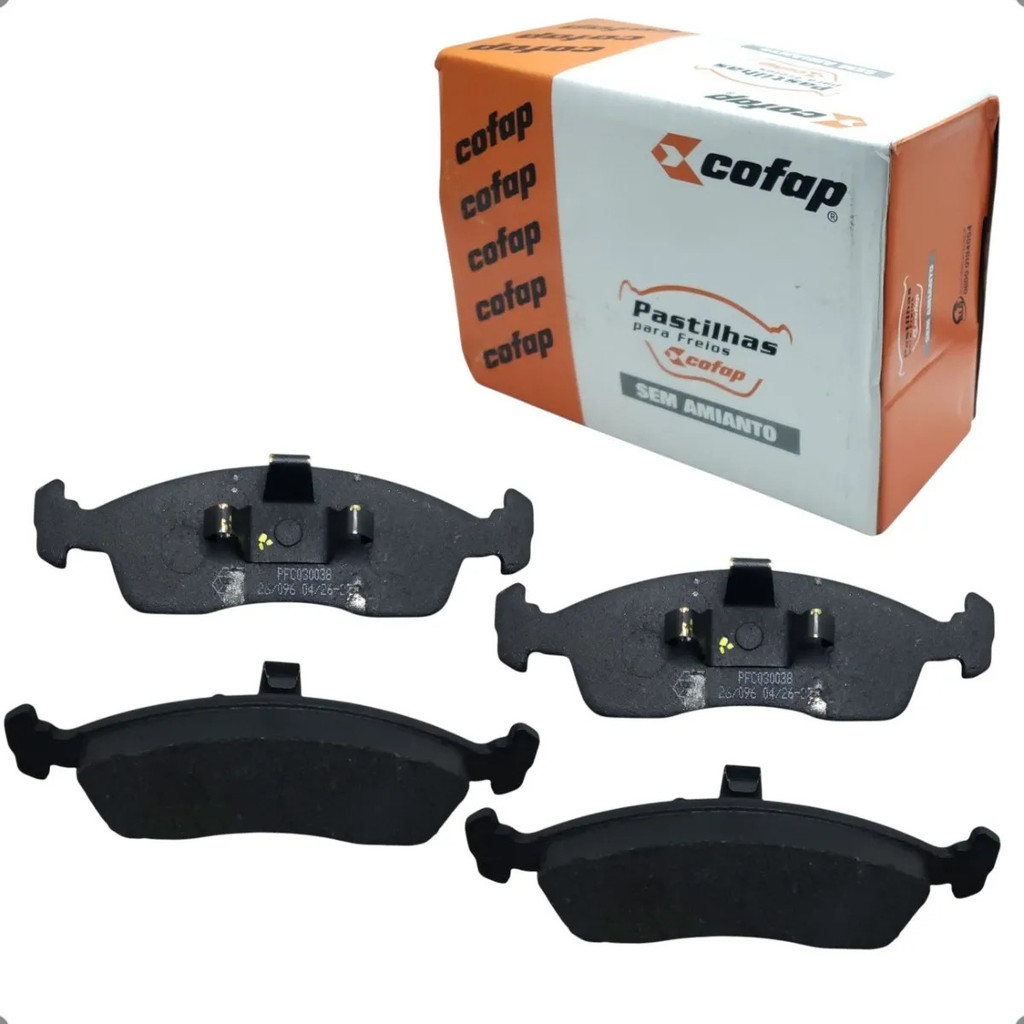 Jogo Pastilha Freio Dianteira Cofap Fiat Uno Palio Grand Siena Argo Mobi Peug 208 Citroen C3
