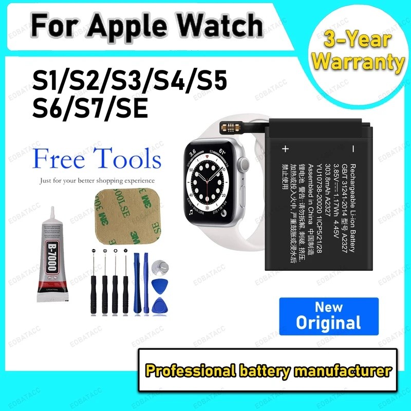 Nova Bateria Para Apple Watch Série SE 1 2 3 4 5 6 7 8 IWatch S1 S2 S3 LTE S4 S5