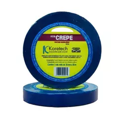Fita Crepe Pratik Azul para Pintura Imobiliária 18mmX50m