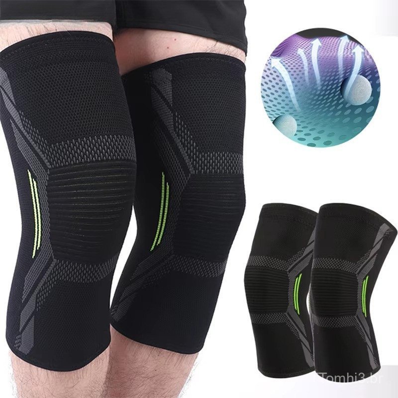 Suporte para Joelho, Protetor de Joelho, Manga de Compressão, Almofada Esportiva, Equipamento de Proteção para Esportes 