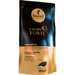Refil Shampoo Cavalo Forte 250ml Haskell – Fortalecimento e Crescimento Sustentável