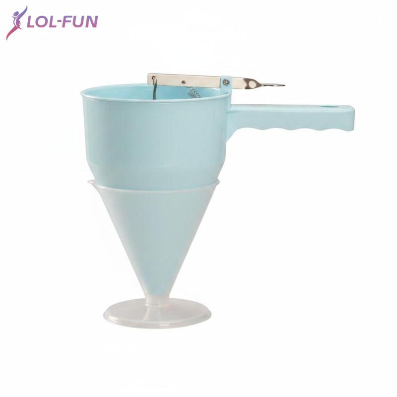 [Brcolaxi1] Funil Líquido De Cozinha Em Aço Inoxidável Com Ferramenta Dispensadora De Massa Para Panqueca Takoyaki Preci