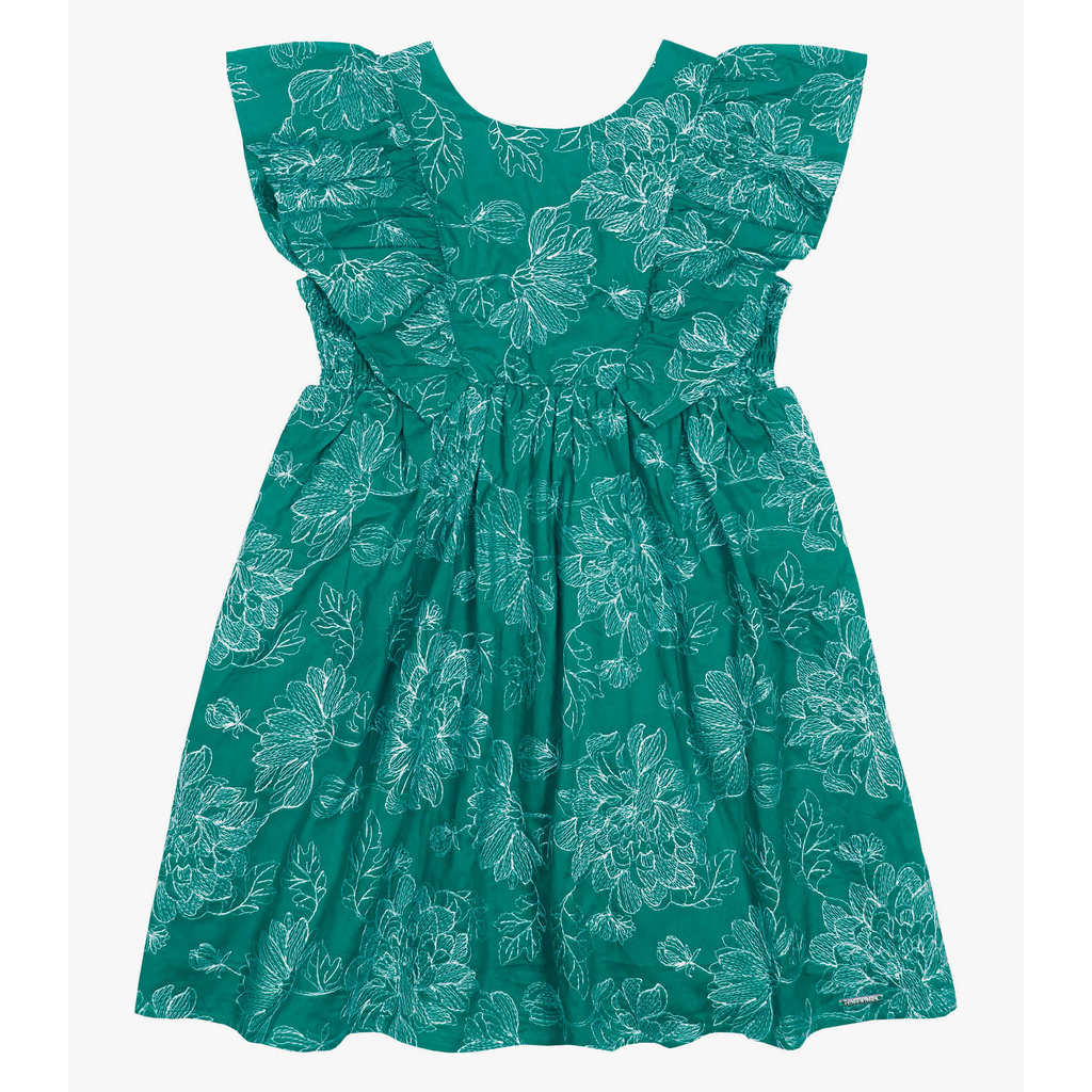 Vestido Infantil Trick Nick Verde