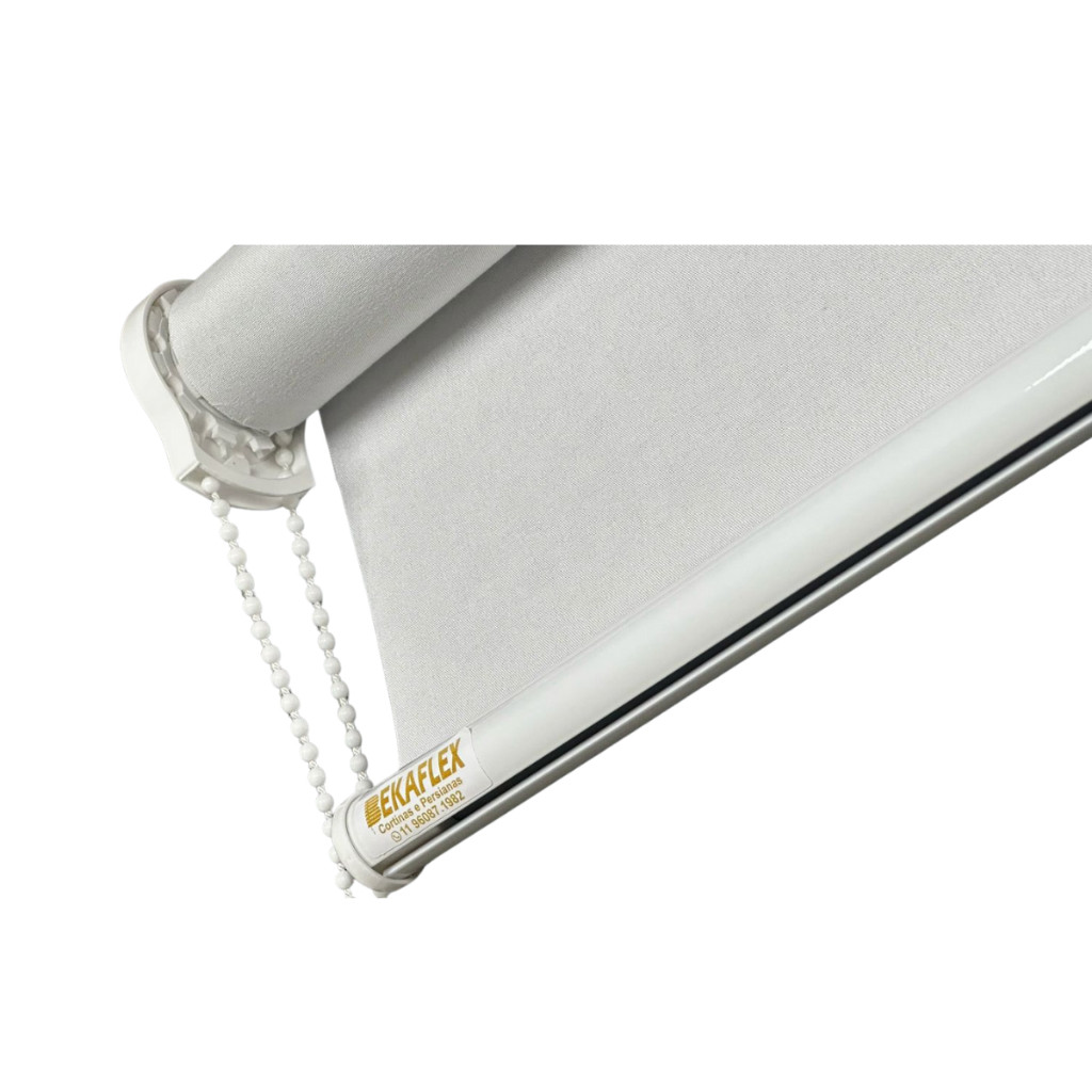 Cortina rolo veda luz blecaute corta luz 1,90 L x 1,90 A escurecer quarto