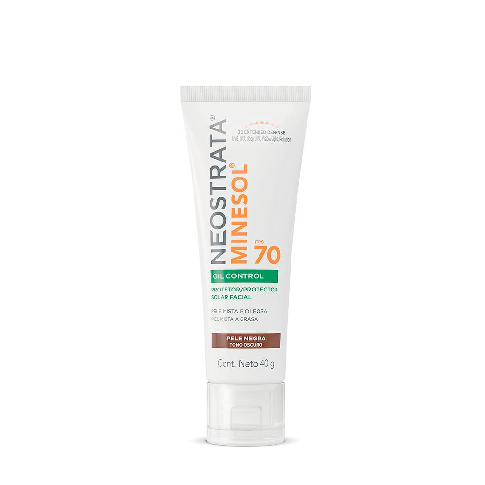 Protetor Solar Facial NeoStrata Minesol Oil Control FPS 70 Pele Negra 40g