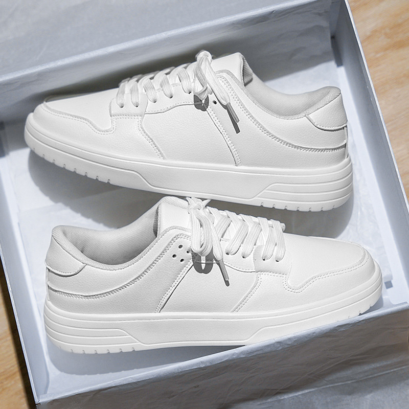 Sapatos brancos pequenos masculinos tênis esportivos de alta qualidade primavera outono Casual simples All-Match estudan