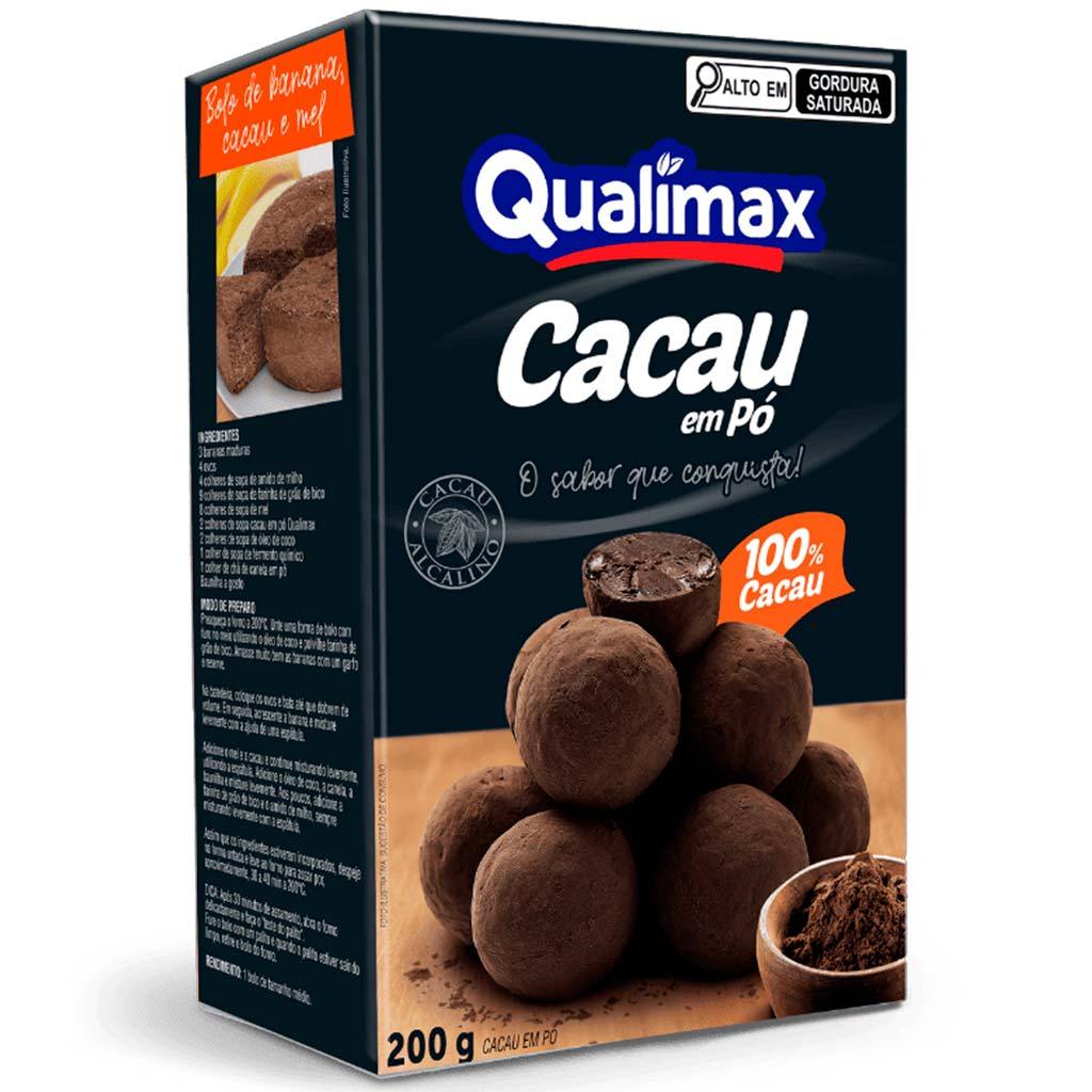 Cacau em Pó 100% 200g - Qualimax