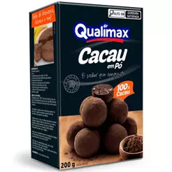 Cacau em Pó 100% 200g - Qualimax