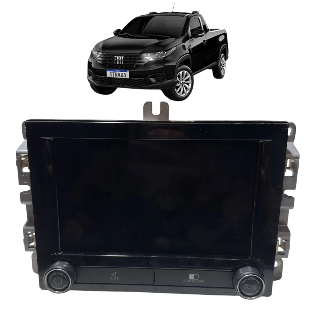 Central Multimídia 7" Original Fiat Nova Strada 100278958