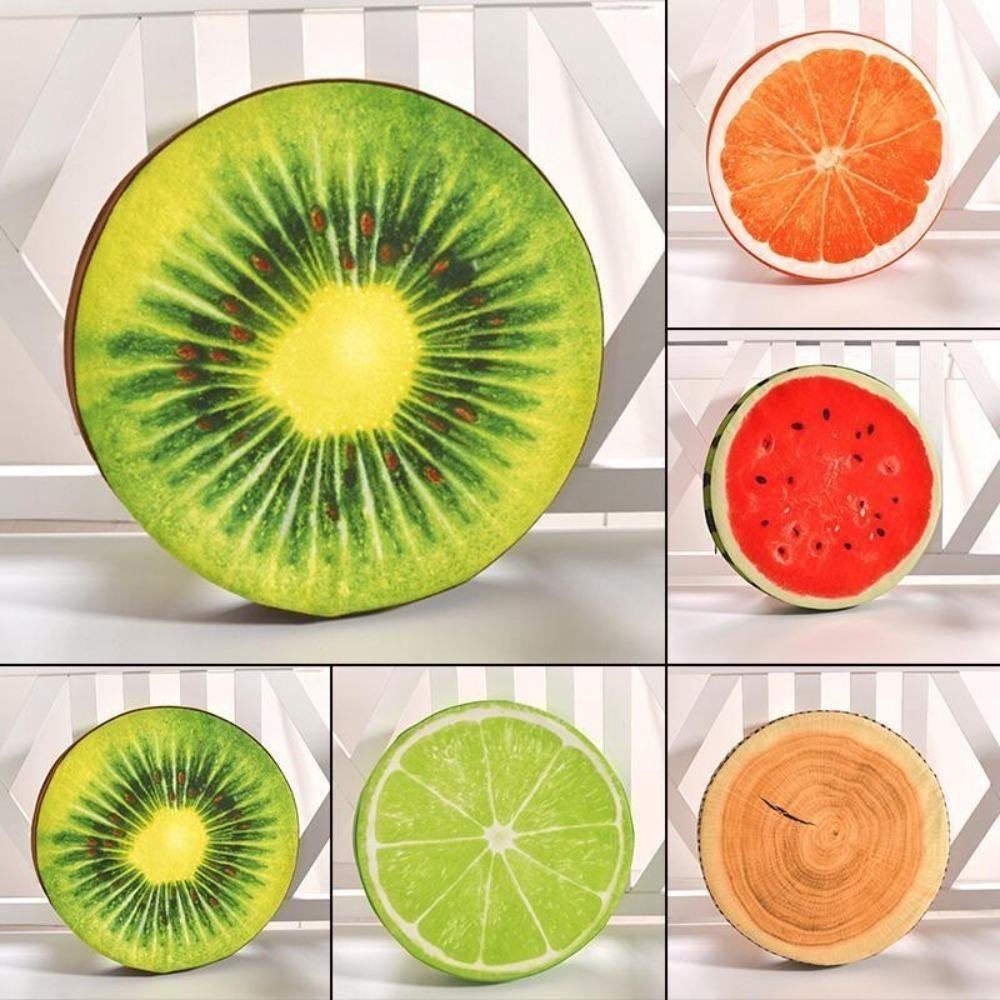 SUEBR Almofadas De Assento De Frutas Escritório Sofá Macio Almofada De Pelúcia Engraçada Cadeira De Brinquedo