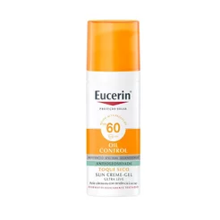 Protetor Solar Facial Eucerin Oil Control FPS 60 Antioleosidade Toque Seco Creme Gel 50ml