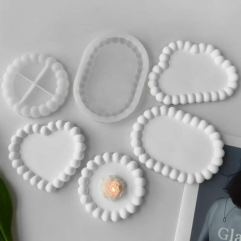 Moldes de Silicone para Bandejas de Bolhas e Porta-Copos, 6 Estilos, para Bricolagem