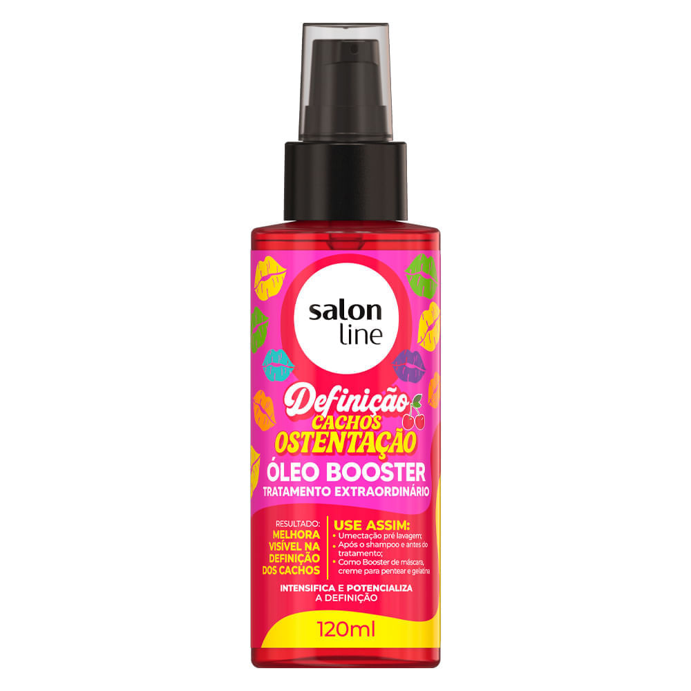 Óleo Capilar Salon Line Booster Definição Cachos Ostentação 120ml