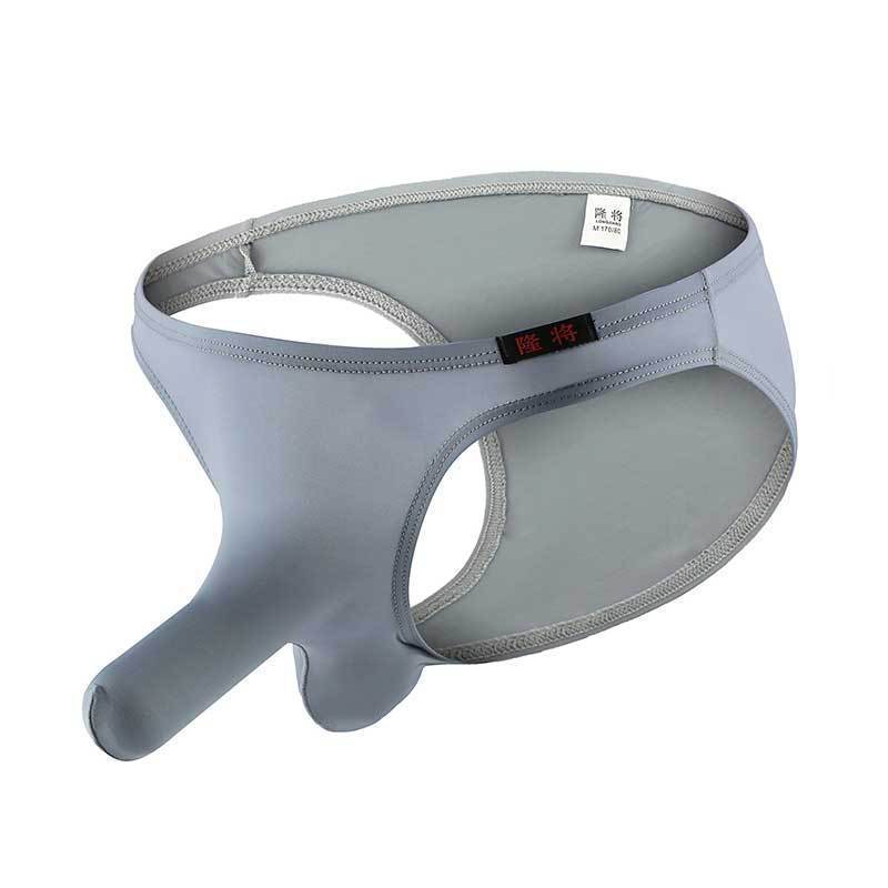 Roupa interior masculina cuecas masculinas de seda gelo translúcida roupa interior masculina