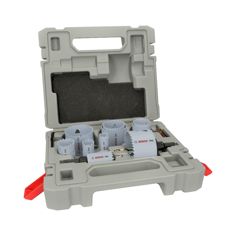Jogo Serra Copo 19 a 76mm Bosch Cobalto Multi Material 15 Peças