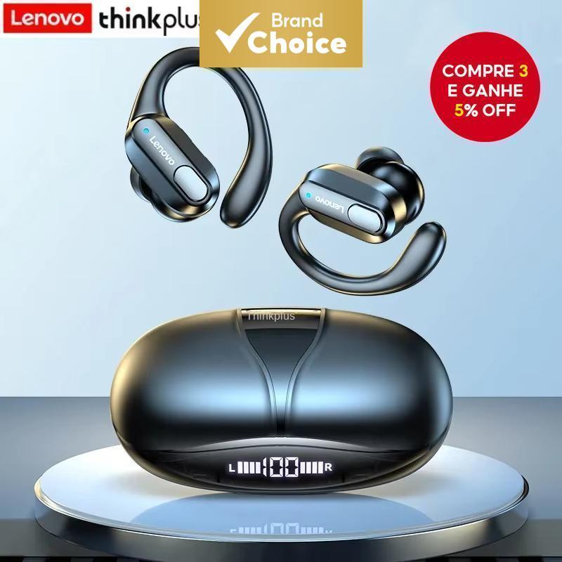 Fones De Ouvido Lenovo XT80 TWS Sem Fio Bluetooth Estéreo HiFi Com Gancho De Orelha ENC À Prova D'água Display LED Chama