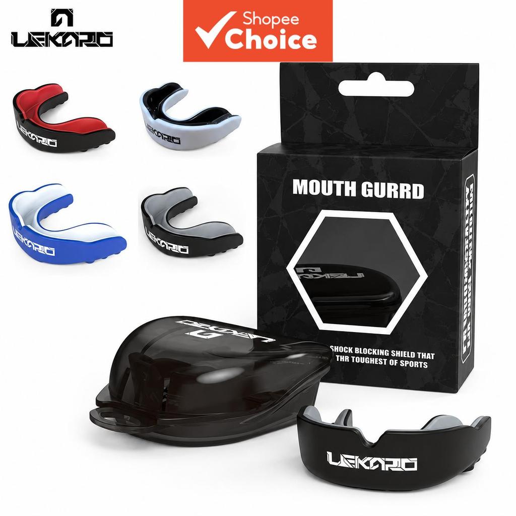 Protetor bucal para boxe tailandês Muay Thai, basquete, taekwondo, combate, kickboxing, protetor bucal adulto para artes