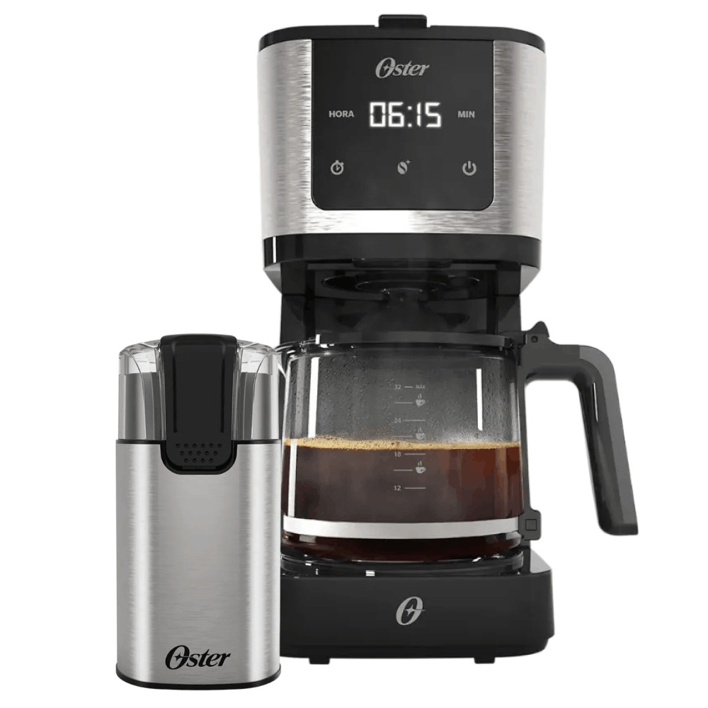 Kit Cafeteira Programável 1,2L e Moedor de Café Oster