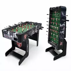 Mesa Pebolim Dobravel Vertical Pimbolim profissional para Adulto e Infantil Jogo de Toto Brinquedo Futebol de Mesa