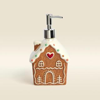 Porta-Sabonete Líquido Gingerbread Cerâmica - A\CASA