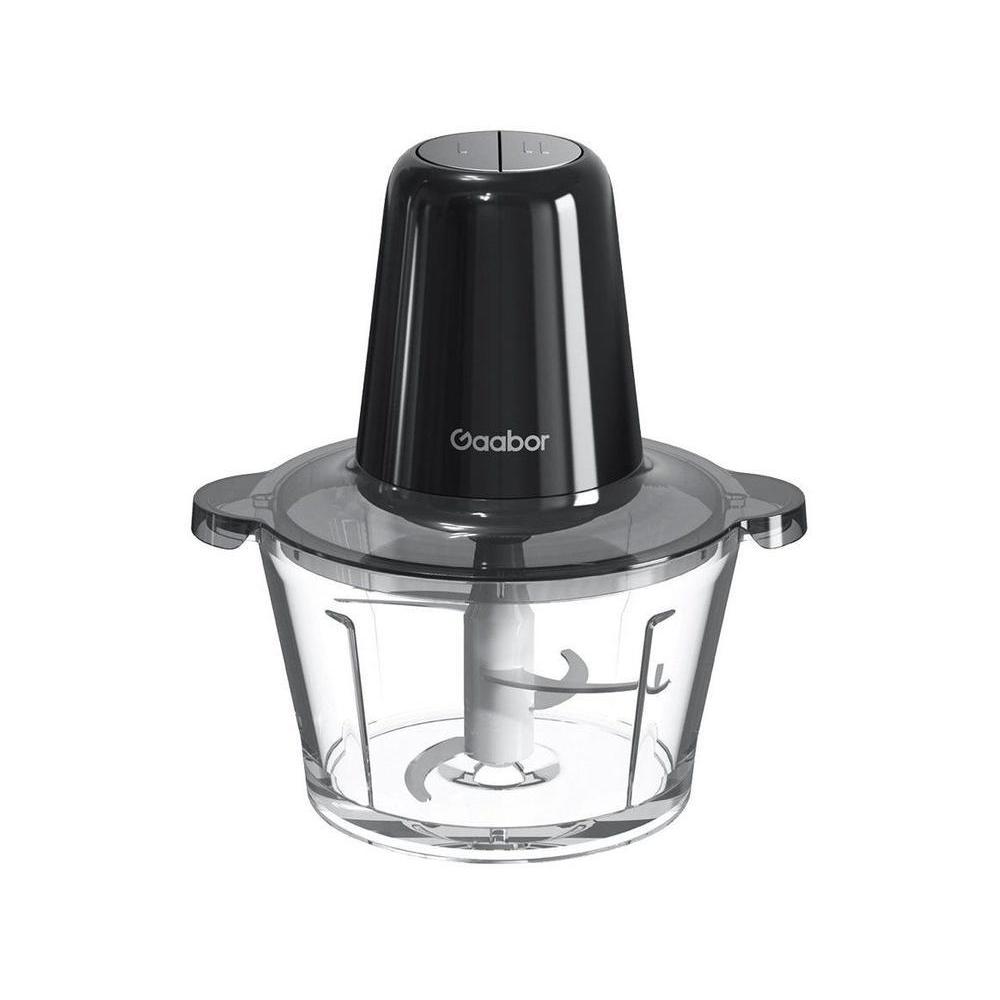 Processador de Alimentos Gaabor 300W Preto Multislice Copo de Vidro