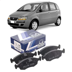 Pastilha Freio Dianteira Fiat Idea 1.4 2005 2006 2007 2008 2009