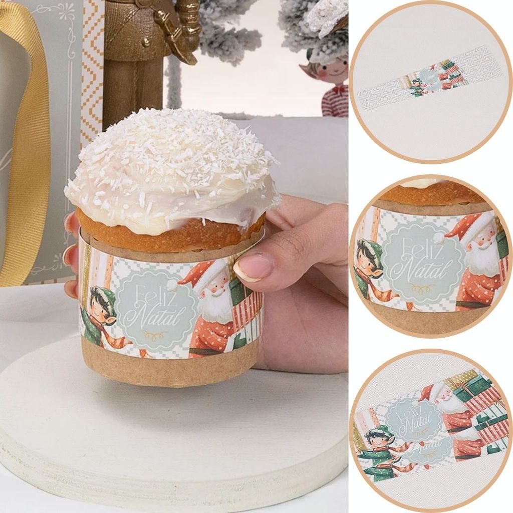 20 CINTA PARA MINI PANETONE ACREDITAR 6005 (JANGO NATAL 2026)