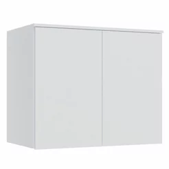 Módulo Aéreo 2 Portas Requinte+ 100% MDF Branco/Line Branco Line