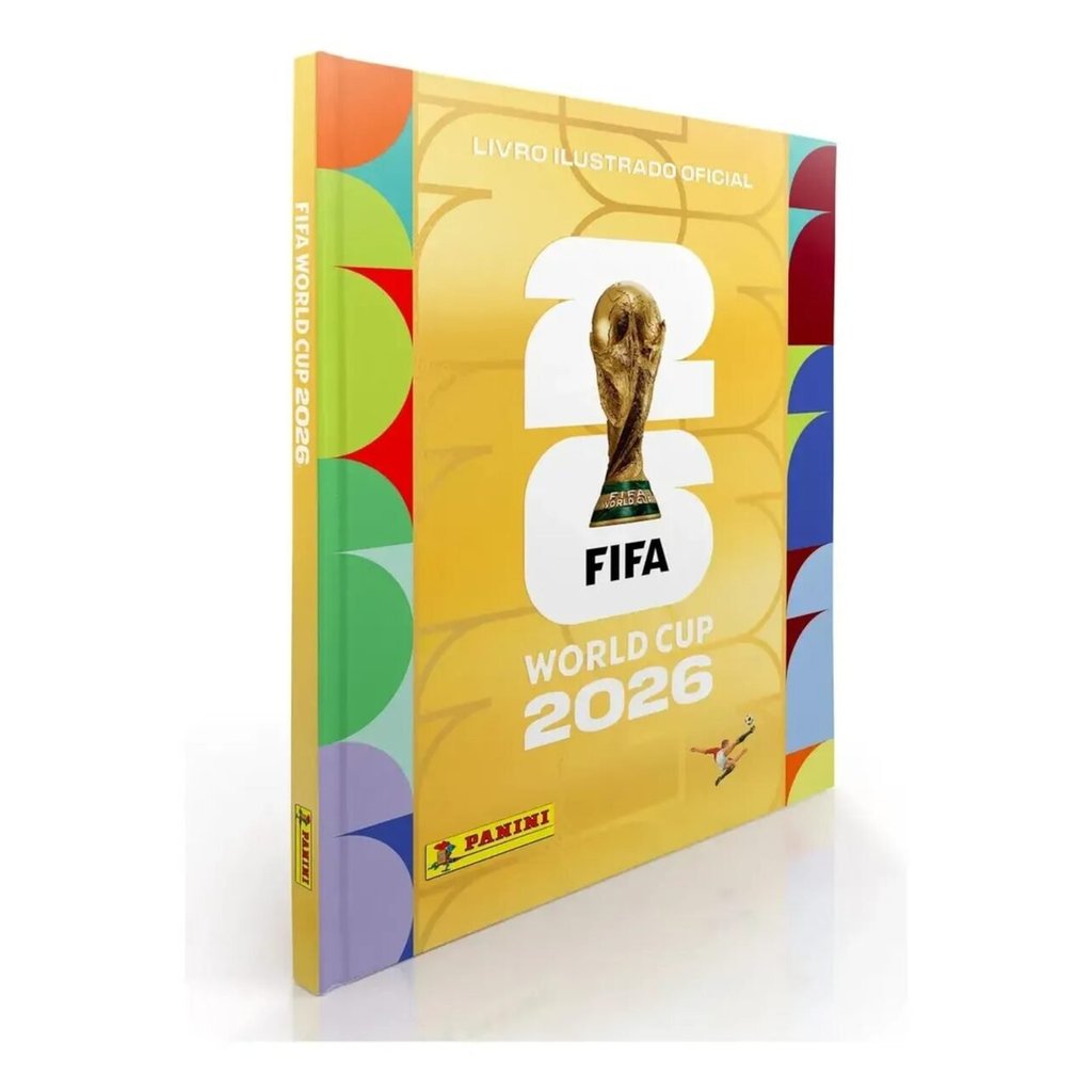 Álbum Capa Dura Dourado Copa Do Mundo 2026 Fifa World Ouro
