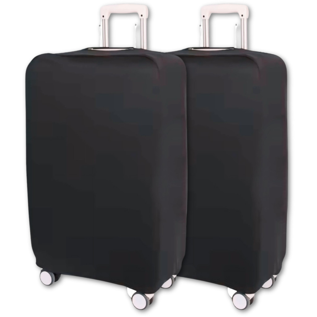 Kit 2 Capa para Mala de Viagem Protetora Suplex Preto Resistente Premium Proteção Para Sua Bagagem F P Ecom