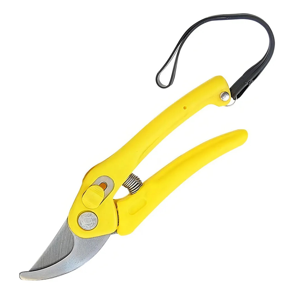 2x Tesoura Poda Jardinagem Profissional 7 Pol Cor Amarelo