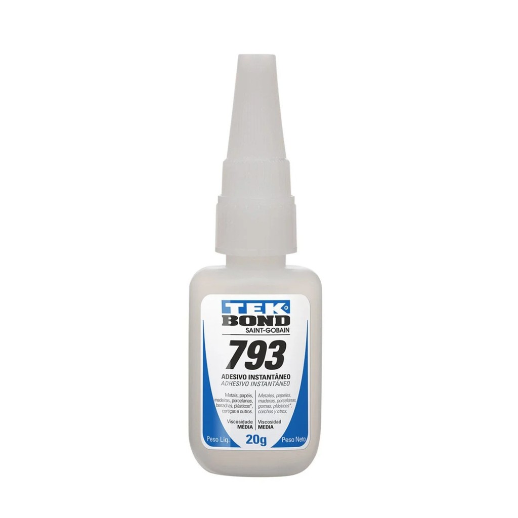 Cola Instantânea Tek Bond 793 20g Super Bond Top Qualidade