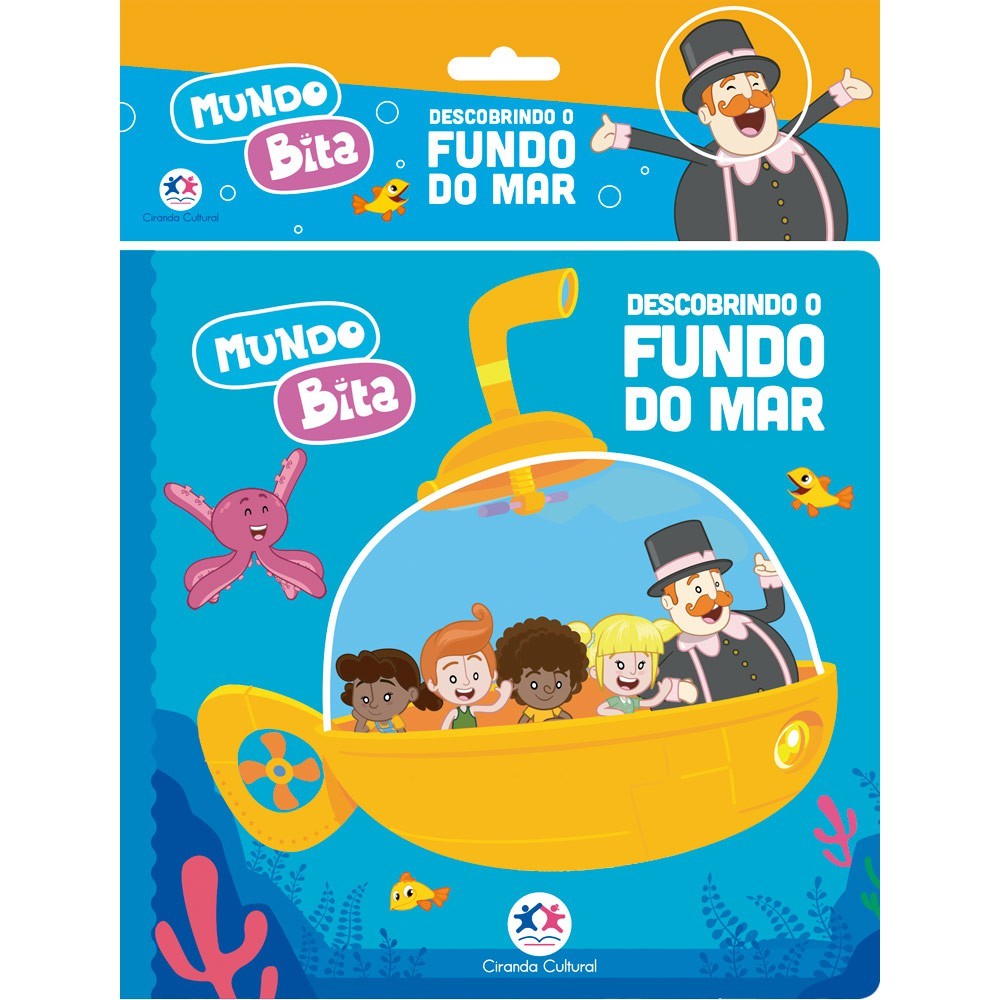 Livro Mundo Bita - Descobrindo o fundo do mar - Banho e diversão em Oferta na Shopee