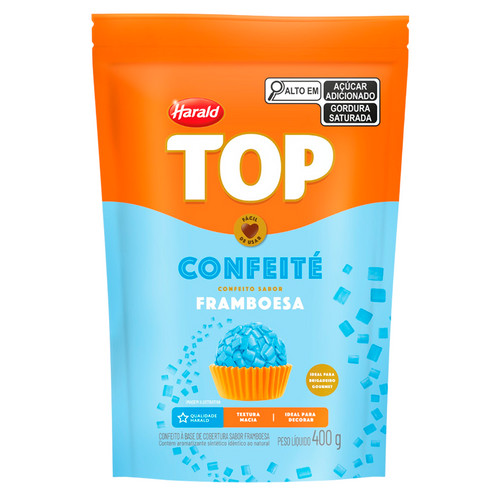 Granulado Top Confeité Framboesa 400g HARALD em Oferta na Shopee