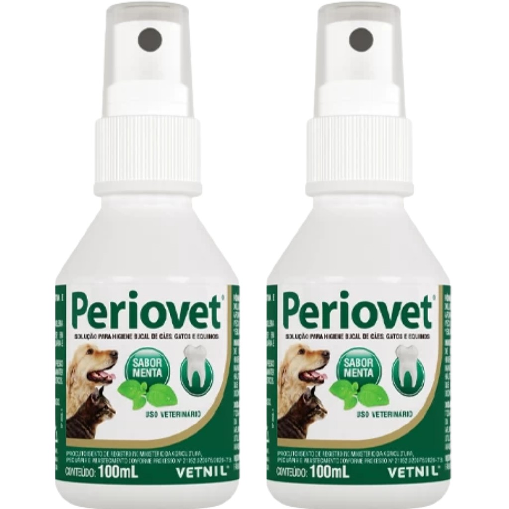 Periovet Spray 100ml - Vetnil - 2 Unidades
