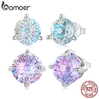 Bamoer Original 925 Brincos De Prata Esterlina Fogos De Artifício Pedra Design Jóias Presente Feminino em Oferta na Shopee