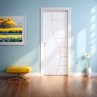 Folha de Porta Madeira Decorada 210x80cm Espessura 3,5cm Cantareira MGM Branco em Oferta na Shopee