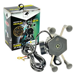 Suporte Celular Moto Carregador Universal Usb Turbo Stallion em Oferta na Shopee