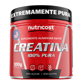 1 Creatina Pura da Nutricost 300g - Melhor preço da Shopee (pt-vermelho) em Oferta na Shopee