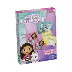 Jogo da Memória Gabby's Dollhouse +4 Anos Grow - 04375