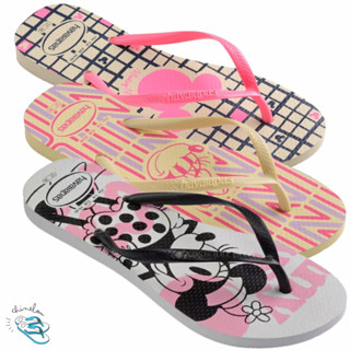 Sandalia Chinelo Havaianas Slim Disney Minnie Desenho Feminino Adulto Original em Oferta na Shopee