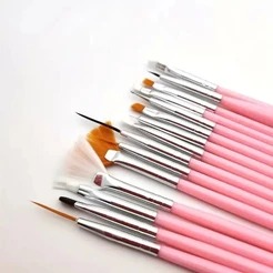 Kit 15 Pincéis de Pintura Detalhe Miniatura – Acrílico, Aquarela, Óleo e Modelismo Artístico