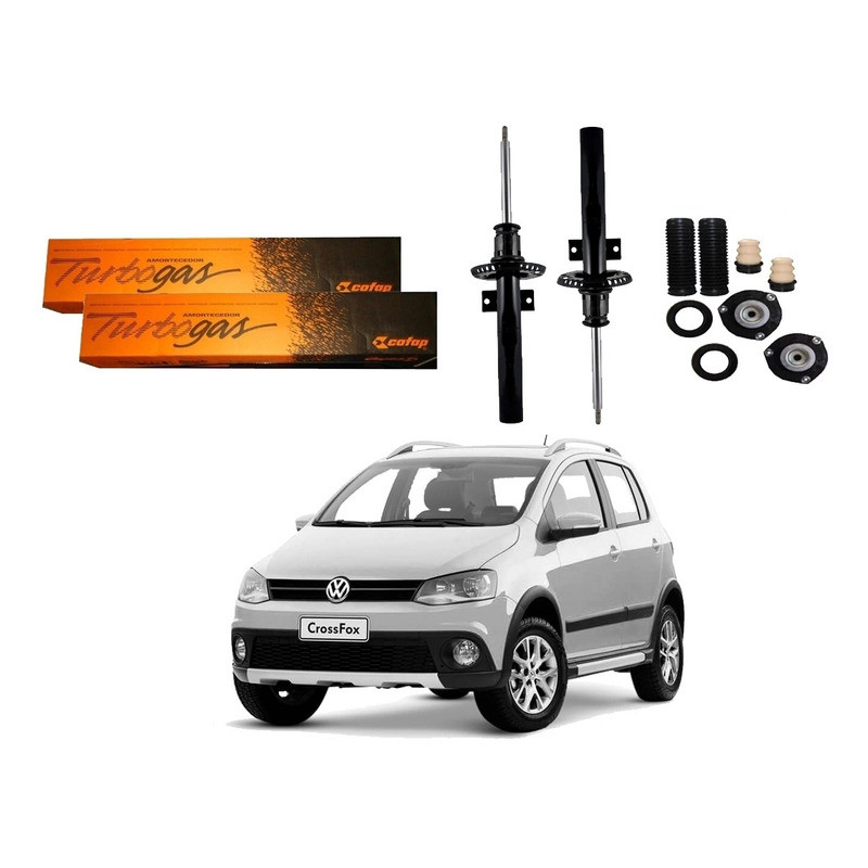 Kit Amortecedor Dianteiro. Crossfox 1.6 2010 A 2014